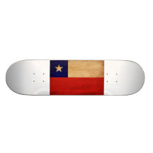 Chile-Flagge Skate Board