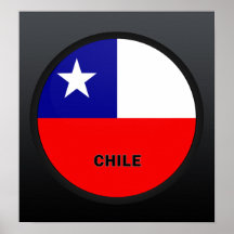 Chile Roundel Qualität Flagge Posterdrucke