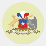 Chile-Wappen Detail Runder Aufkleber
