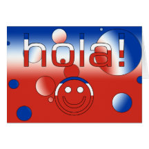 Chilenische Geschenke: Hallo/Hola + Smiley Karten
