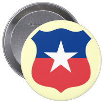 Chilenisches Luftwaffe roundel, Chile Anstecknadel
