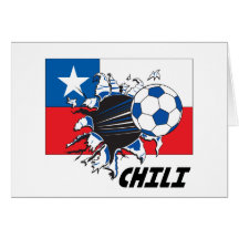Chili-Fußball-Fangang Karte