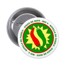Chili-Paprikaschoten-Abzeichen Cinco Des Mayo Anstecknadel