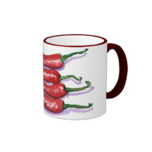 Chili-Paprikaschoten-Becher Tee Haferl