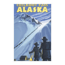Chilkoot Durchlauf, Alaska-Goldschürfer Galerie Faltleinwand