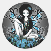 "China-" Aufkleber Retro Lilly Fee