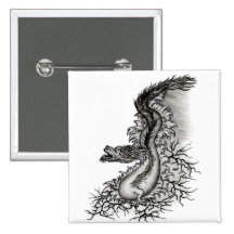 China-Drache Anstecknadelbutton