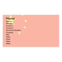 China-Flagge Visitenkartenvorlagen