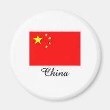 China-Flaggen-Entwurf Kühlschrankmagnet