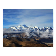 China-Reise-Foto Tibets Qomolangma Mt Everest Postkarte
