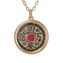 Chinesische Münzen-Symbol-Halskette