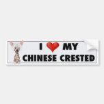 Chinesischer 1 Liebe-Aufkleber mit Haube Auto Sticker
