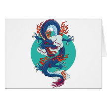 Chinesischer Drache Karten