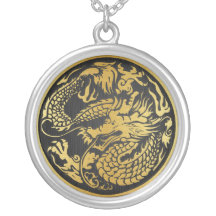Chinesischer Drache-Kreis-Anhänger