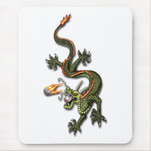 Chinesischer Drache und Perle Mousepads