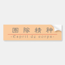 Chinesisches Wort für Esprit de corps 10121_2.pdf Autosticker