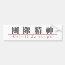 Chinesisches Wort für Esprit de corps 10121_3.pdf Autosticker
