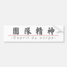 Chinesisches Wort für Esprit de corps 10121_4.pdf Auto Aufkleber