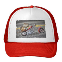 Chipmunk-Radfahrer, der ein Motorrad reitet Retrokappe