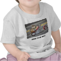 Chipmunk-Radfahrer, der ein Motorrad reitet Shirt