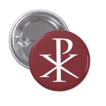 Chirho-Knopf Anstecknadel