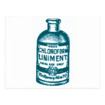 Chloroformflasche Postkarten