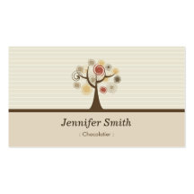 Chocolatier - Elegant Natural Theme Business Card Template