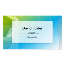 Chocolatier - Modern Elegant Simple Business Cards