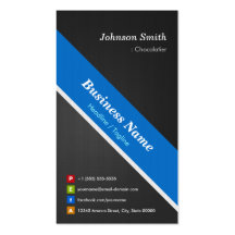 Chocolatier - Premium Double Sided Business Card Template