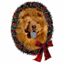 Chow-Chow-Weihnachtsgeschenke Foto Figur