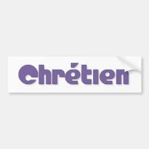 Chrétien Autosticker