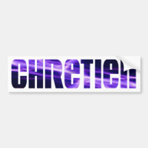 Chrétien Veilchen Autosticker