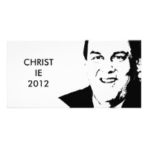 CHRIS CHRISTIE PERSONALISIERTE FOTO KARTE