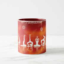 Christamas Yoga Tee Tasse