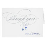 Christening or First Communion Thank You Card karten