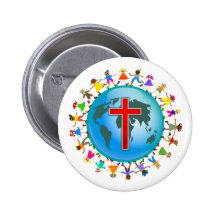 Christliche Kinder Buttons