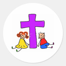 Christliche Kinder Sticker