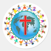 Christliche Kinder Sticker