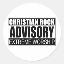 Christlicher FelsenAdvisory… Runder Sticker