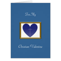 Christlicher Valentine Karte
