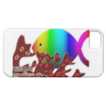 Christliches Fisch-Symbol - Regenbogen-Ozean iPhone 5 Hüllen