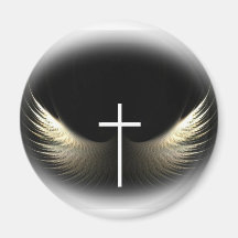 Christliches Kreuz und Heiliger Geist Magnete