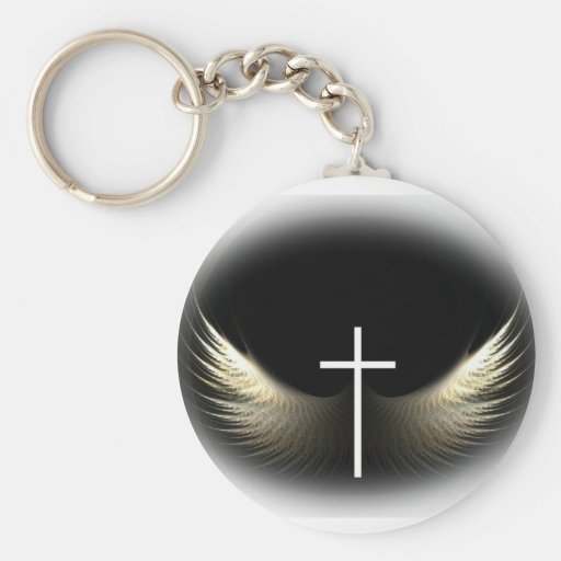 Christliches Kreuz und Heiliger Geist Schlüsselband