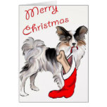 Christmas_Papillon Karte