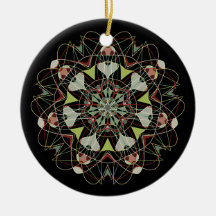 ChristmasStars008Black Weihnachtsornament
