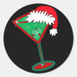 Christmastini Runde Sticker