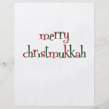 christmukkah vollfarbige flyer