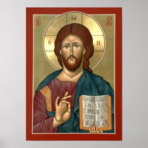 Christus das Licht-Geber Plakat
