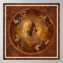 Christus die Pantakrator christliche Ikone Posterdruck