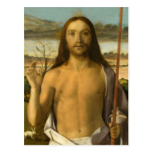 Christus Segen15. jahrhundert Postkarte